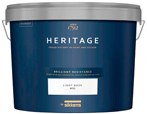 Sikkens Heritage Brilliant Resistance Экстремально прочная матовая краска для сухий и влажных помещений